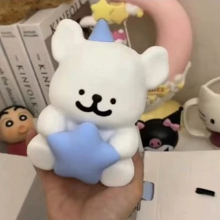 臺灣出貨💖【1.7萬人收藏】線條小狗蛋糕拍拍小夜燈拍拍燈小狗蛋糕擺件裝飾桌面擺件兒童禮物 卡拉貓的小魚鋪