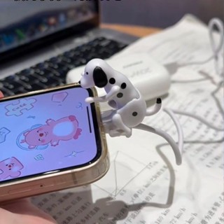 會動的流氓狗數據綫安卓OPPO適用蘋果華為type-c手機充電綫vivo