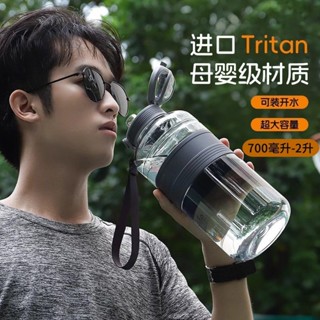 【貓哆一點精品閣】tritan材質水杯男女超大容量運動水壺學生兒童戶外耐摔杯子