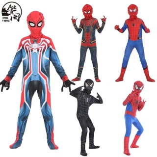 臺灣發貨》兒童萬聖節服裝 cosplay蜘蛛人衣服緊身衣 耶誕節演出表演 毒液cos