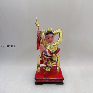 新品*熱銷*木雕8寸三太子神像 請注意，不是全新喔