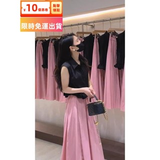 ★免運★小香風輕奢高級感時尚套裝女夏季氣質女神範無袖上衣半身裙兩件套