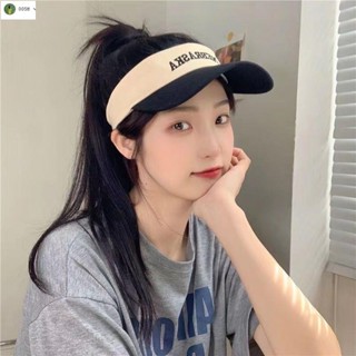 🔥臺灣出貨🔥MIJIU✨帽子女夏天空頂遮陽帽韓版防曬無頂鴨舌太陽帽運動跑步戶外棒球帽