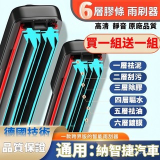 六層膠條 納智捷 LUXGEN專用 雨刷 雨刮 軟骨雨刷 雨刷器 S3 S5 U5 U6 U7 M7 URX CEO