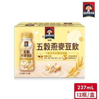 桂格 五穀燕麥豆飲(237mL/瓶)*12入【超取最多1組】｜官方直營