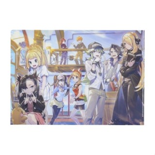 【窩作夥】寶可夢 PTCG 日版 中心限定 TRAINERS Salon!! 資料夾 A4 瑪俐 莉莉艾 竹蘭 鳴依
