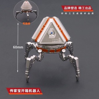 👍桃園 apex 擺件 apex 週邊 APEX英雄遊戲週邊 傳家寶開箱氪金機器人金屬模型閤金擺件手辦6cm HODD