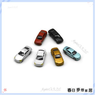 ♡臺灣出貨+發票♡50個DIY比例1/200模型彩車手工製作沙盤建築場景模型材料擺件塑膠彩色車交通汽車♡熱銷♡
