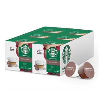 星巴克 卡布奇諾咖啡膠囊 72顆 適用NESCAFE Dolce Gusto機器 [COSCO代購5] D136551