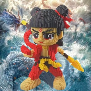 【壹號館】哪吒 魔童轉世 相容樂高魔童哪吒三太子拼裝益智積木兒童玩具拼圖成人禮物擺件