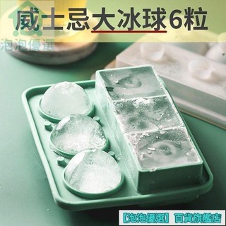 🔥臺灣熱銷🔥家用 diy自帶漏斗冰球 冰塊模具威士忌矽膠冰格飲料 製冰具 熱賣