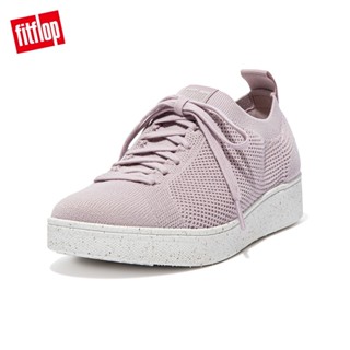 【FitFlop】RALLY e01 MULTI-KNIT TRAINERS 運動風繫帶休閒鞋-女(紫丁香色)