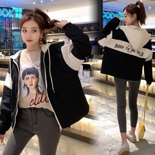 工裝短外套女2024學院風春秋裝新款潮韓版寬鬆學生風衣夾克棒球服