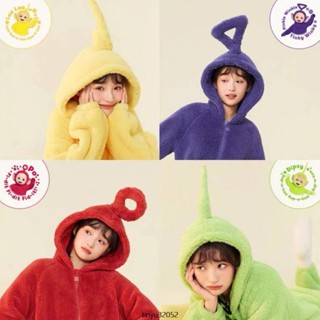 天線寶寶衣服 天線寶寶 睡衣 家居服 卡通睡衣 法蘭絨睡衣 珊瑚絨 閨蜜裝 冬天睡衣 睡袍 連身睡衣