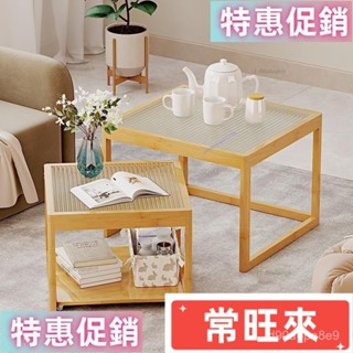 【CWL】移動茶几帶輪北歐組合長方形網紅小茶几茶臺簡約沙發邊幾 邊桌小茶几 沙發邊桌 移動迷你茶几 床邊桌小戶型輕奢床頭