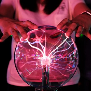 🛒臺灣出貨🛒+發票魔法新奇燈水晶等離子球燈 3/4/5/6/8 英寸 LED 小夜燈兒童生日聖誕禮物照明臥室裝飾88