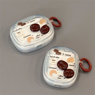 🔥本賣場滿199出貨🔥 臺灣出貨免運小眾乳酪牛角包咖啡豆airpods pro1代保護套蘋果2代3代藍牙耳機殻