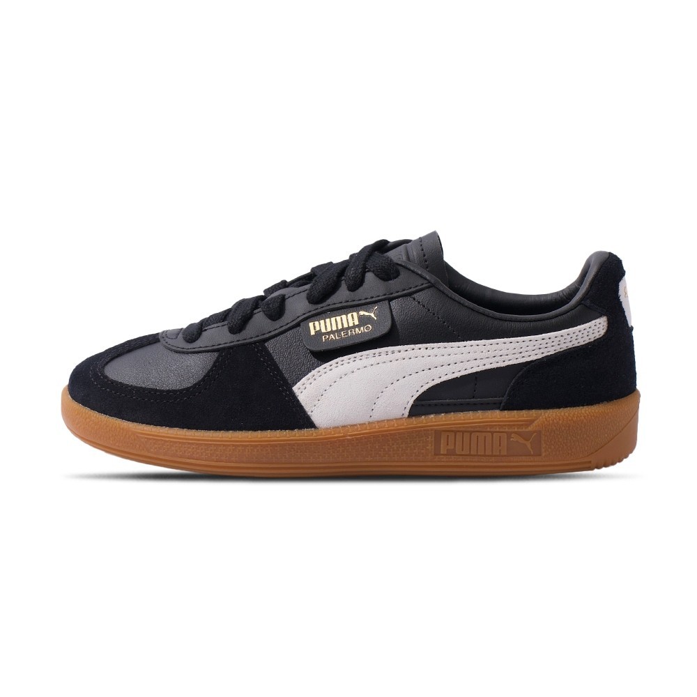 Puma Palermo Lth 男鞋 女鞋 黑白色 運動 麂皮 復古 膠底 情侶鞋 德訓鞋 休閒鞋 39646403