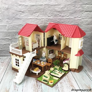 扮家家酒 兒童過家家玩具 森林家族 大房屋組 森貝家族 動物家族 別墅屋 DIY玩具 家家酒玩具 女孩玩具 益智玩
