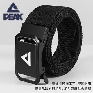【限時殺價】【官方正品】PEAK匹克男士皮帶2025新款自動扣帆布機能風戰術工裝休閒戶外腰帶