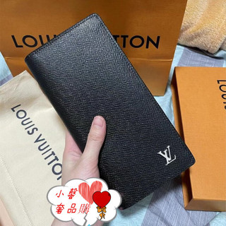 LV 路易威登 BRAZZA對折錢包 Taiga牛皮 男士長夾 長款錢包 錢夾 M30285