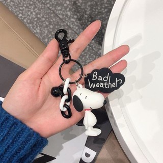 史努比掛件 史努比鑰匙扣 包包掛件 卡通鑰匙扣 玩偶 毛絨玩具 史努比公仔 史努比毛絨掛件查理史努比公仔鑰匙扣女可愛個性