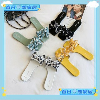 ♡臺灣出貨+發票♡人大蝴蝶結拖鞋夏季潮流好評韓版涼鞋外穿 女鞋ins♡推薦♡