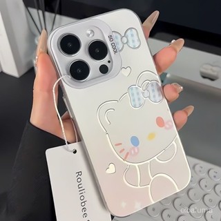 🌸新店特惠限48h出庫🌸多巴胺KT貓適用蘋果15Pro手機殻iPhone14可愛13/12x套xr/16promax【浮