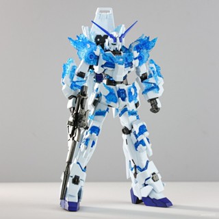 星動 臺場限定 高達基地 HGUC 冰藍結晶獨角獸 1/144 拚裝模型