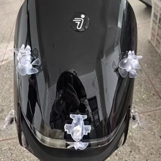風力發光小飛機 機車裝飾 騎行風力發光小飛機電動車摩托車載擺件風能發電旋轉裝飾LED彩燈 富遠精品1