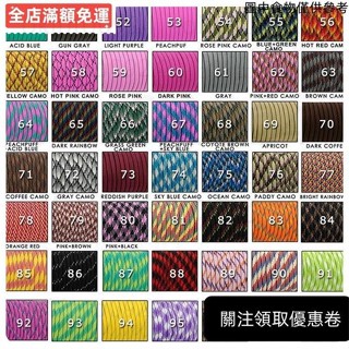 🎁臺灣發出✈️ 傘繩戶外7芯 傘繩 登山多功能求生裝備應急纏繞編織手鍊繩安全繩