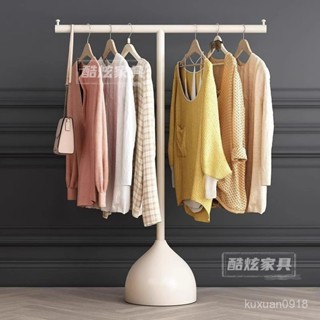 🔥免運🔥家用現代省空間掛衣架床頭臨時搭衣褲房間衣帽架臥室衣架落地立式 晾衣架 曬衣架 掛衣服架子 衣帽架子 架子