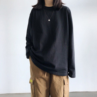 【Smile旗艦】春秋長袖T恤女新款白色寬鬆內搭打底衫衣服韓係女裝上衣