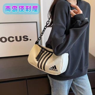南島💖三葉草條紋運動包 大容量運動斜挎包 運動腰包 旅行單肩包 男女多功能跑步包 情侶包包 精品斜揹包腋下包