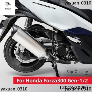 廠家出 摩托車排氣管適用於forza300高性能排氣管尾段470mm排氣管(2018-2020)