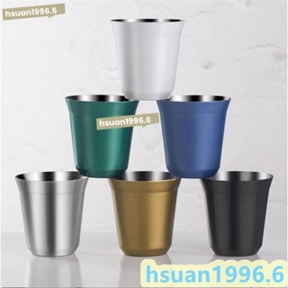 80ml 160ML 濃縮咖啡杯 304 不銹鋼咖啡杯 保溫杯 雙層咖啡杯