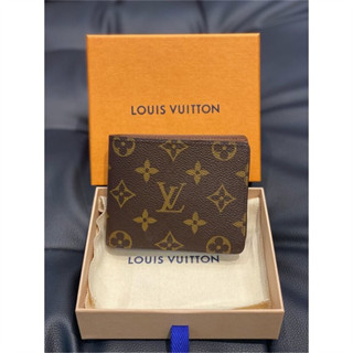 現貨+ LV 路易威登 MULTIPLE 男5卡短夾 錢包 錢夾 咖色內裡 對折短夾 M60895