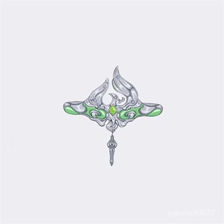【612】原神衕人週邊印象魈戒指二次元遊戲動漫cos指環配飾好友生日禮物