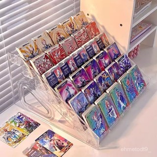 【爆款推薦】 收納盒奧特曼卡片展示架卡牌桌麵穀子透明架子立絶情版金卡收藏