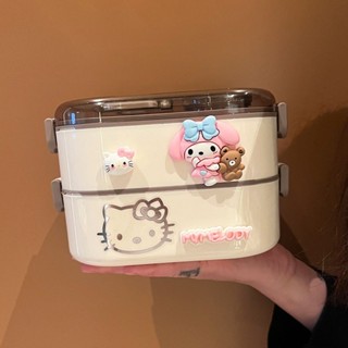 可微波 便當盒 保鮮餐盒 分隔便當盒 學生/上班便當盒 壽司食堂飯盒高顔值上班族餐盒套裝分格304不銹鋼學生帶飯便噹盒