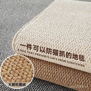 🌸喜樂 GO🌸 菠蘿圈 地毯 劍麻風 編織 耐磨 地墊 不規則 造型地毯 臥室 客廳 窗邊 復古風