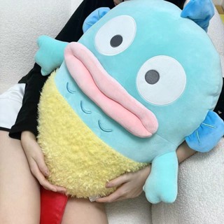 醜魚抱枕✨ 新款卡通可愛超軟動漫魚怪變身魚蝦款公仔玩偶抱枕靠墊節日禮物 可愛抱枕