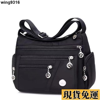 🌸臺灣限時低價🌸 女包斜挎包2023新款大包包布包牛津單肩大容量時尚帆布百搭媽媽包