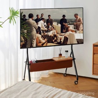 【免運 新品上市】複古風電視架可移動落地架電視支架可移動客廳顯示器電視機架櫃