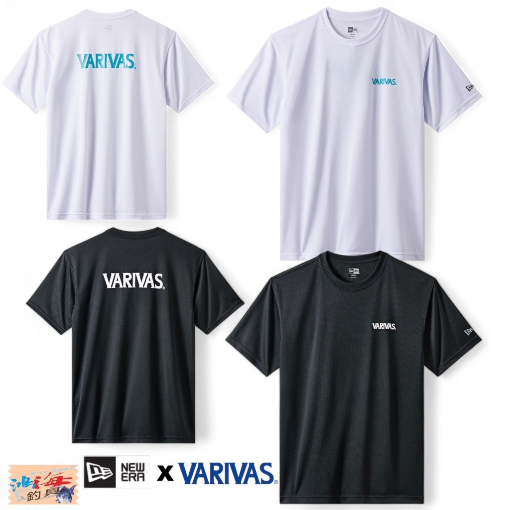 《VARIVAS》VAT-49 VARIVAS×NEWERA 聯名款 吸水速乾短袖T卹【中壢鴻海釣具館】