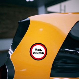 JDM 貼紙油箱Max.20km/h Max.60km/h 限速 JDM 貼紙油箱蓋保險槓貼紙機車自行👉新店優惠🏎️
