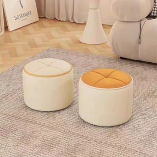 小圓凳 小凳子 換鞋凳 圓形小椅凳 小椅子 矮凳 沙發凳子客廳家用茶幾創意矮凳時尚成人圓凳板凳兒童門口實木換鞋