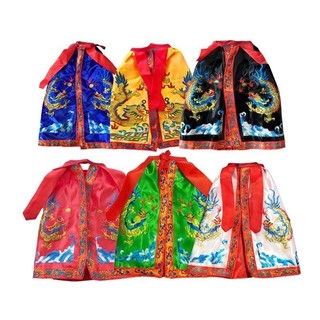 神明衣服 披風 佛像神像披袍 菩薩披風 觀音刺繡蓮花披衣雙層金絲加厚蓮花衣佛像裝飾披風鬥篷佛祖披風 佛像神像裝飾用品
