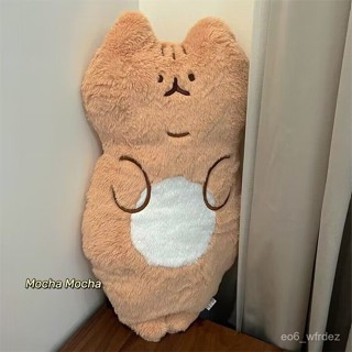 💦熱賣💦貓肚皮枕 貓咪枕頭 貓抱枕 沙發靠墊 辦公室 陪睡 娃娃睡覺 長條玩偶 毛絨玩具 可愛 柔軟趴枕 午睡枕 XU5