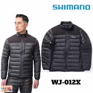 【SHIMANO】WJ-012X 黑色羽絨外套(24秋磯款) 中壢鴻海釣具館 防寒保暖釣魚外套 超輕量